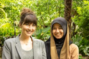 Grace Lidgerwood and Felicia Widyaputri