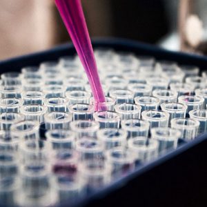 Test tubes in a lab