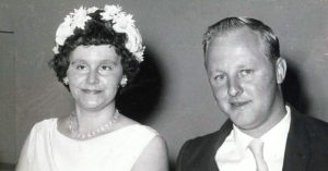 Betty Gibson and brother Maurice