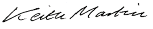 Keith Martin signature
