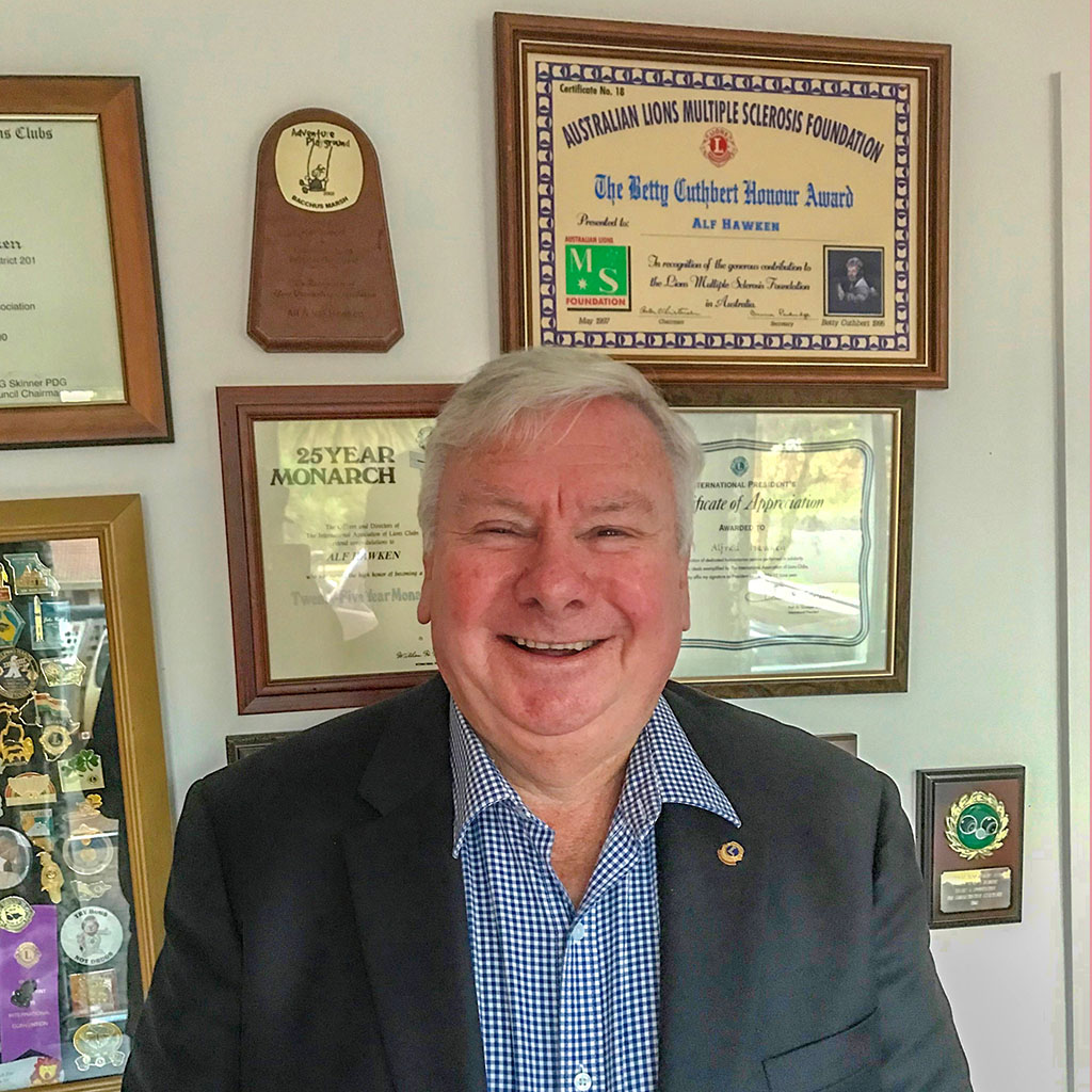 Alf Hawken, Lions Club