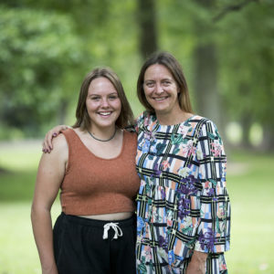 Erica Blake and her sister