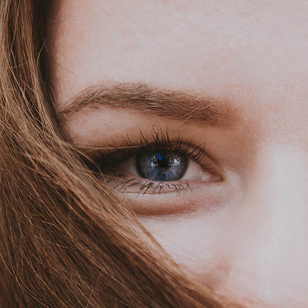 Close up of a blue eye