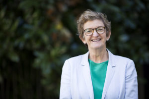 Professor Robyn Guymer AM outside smiling