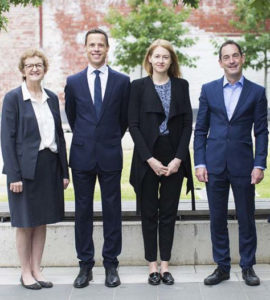 Photograph of some of CERA's Leadership Team members standing outdoors face to camera.