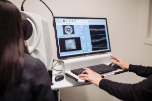 New perspective: The OCT-A takes detailed images of the eye.