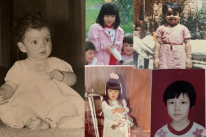 Five photos of CERA researchers when they were children.